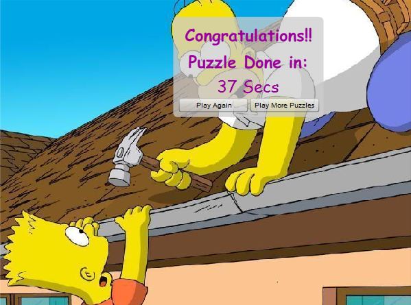 puzzle des simpson 